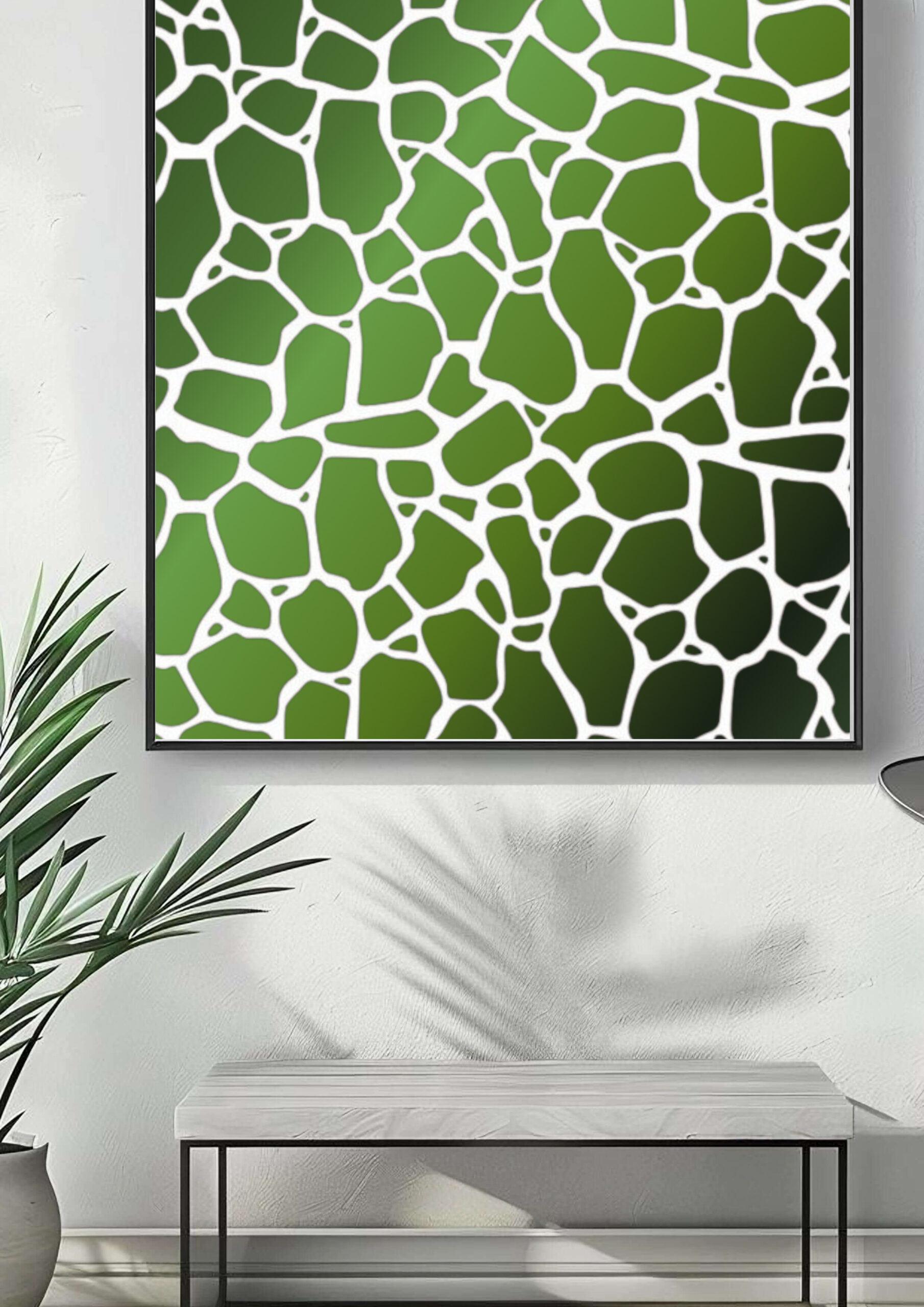 Naturstein-Optik – Effekt-Schablone - 4 Größen