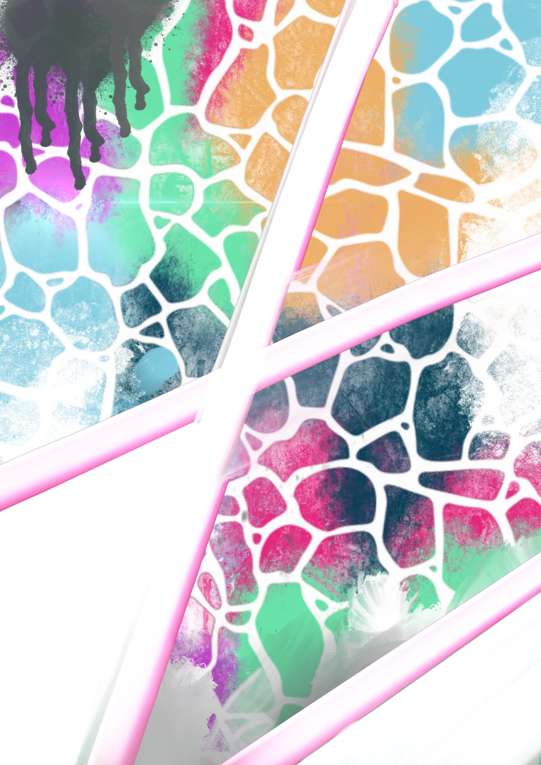 Naturstein-Optik – Effekt-Schablone - 4 Größen – Bild 7