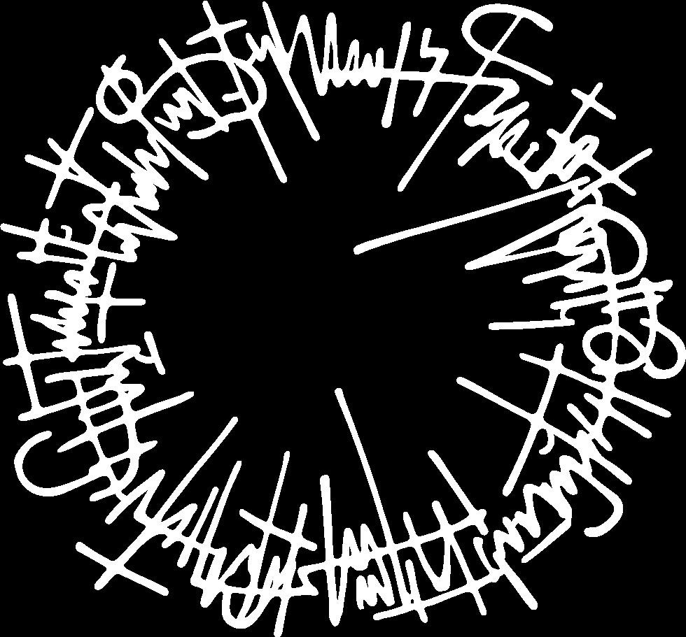 Asemischer Circle – Schriftornament Schablone - 4 Größen – Bild 4