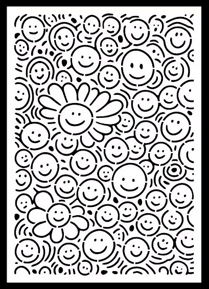 Happy Smiles – Gute Laune Muster - 4 Größen – Bild 7