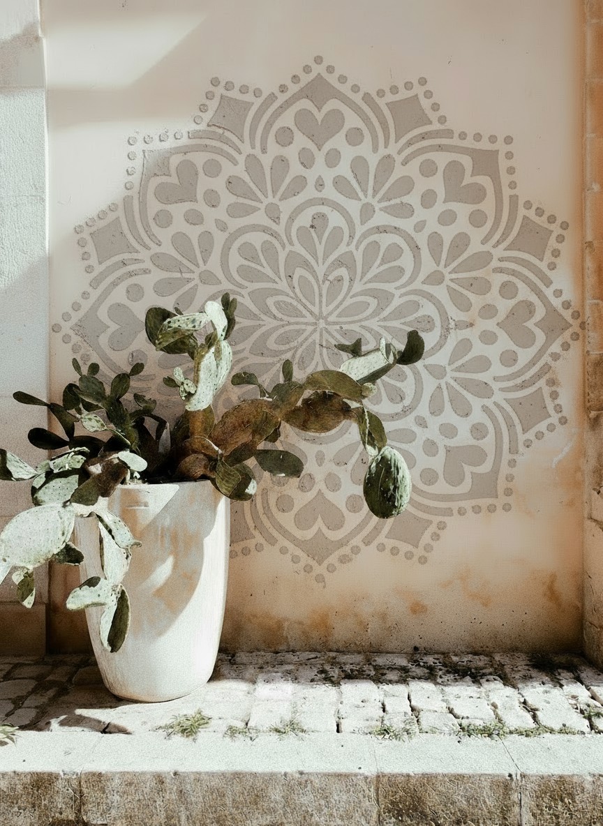 Herzornament Mandala – Filigranes Muster - 4 Größen müßen geändert werden da quadratisch! Masse kommen noch! – Bild 2