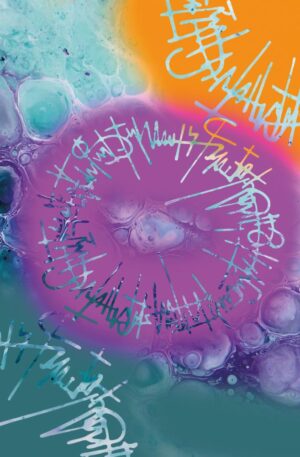 Asemischer Circle – Schriftornament Schablone - 4 Größen