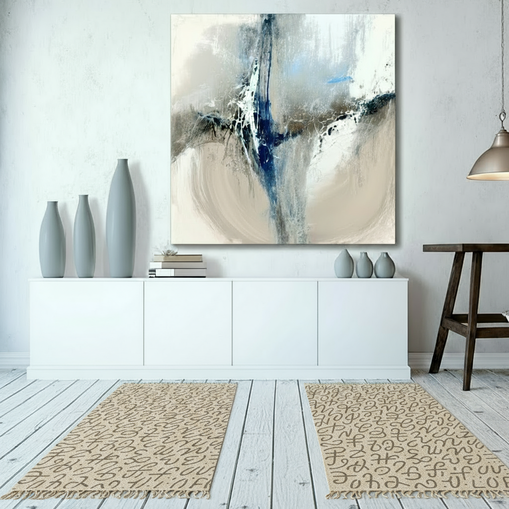 Asemische Musterzeichen – Struktur-Schablone - 4 Größen – Bild 2