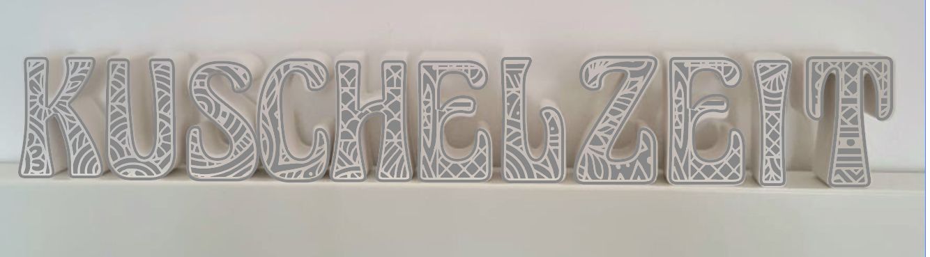 Kreative Buchstaben Schablone Zentangle Typo Stencil - Selbstklebende Siebdruck-Schablone – Bild 5