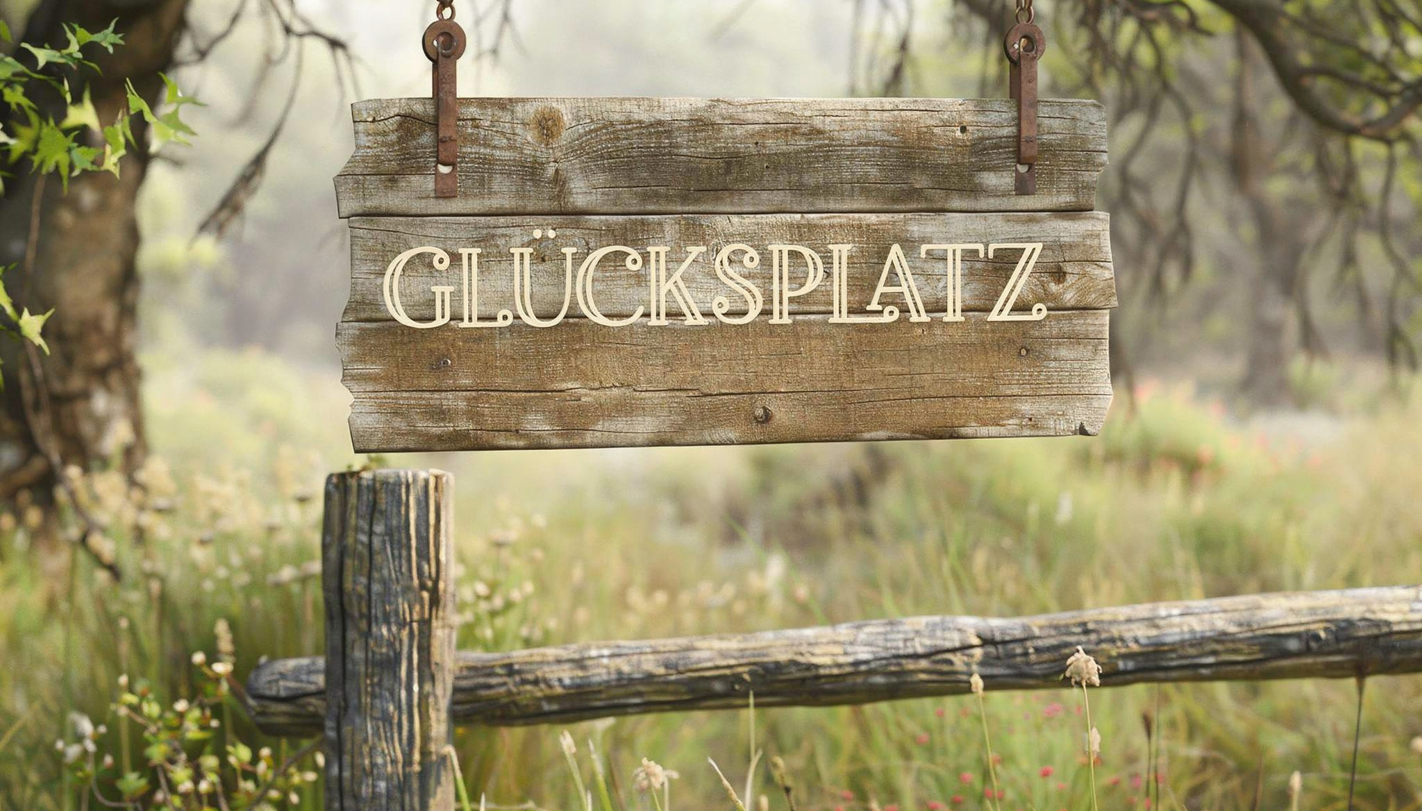 „Häusertraum – Rundmotiv“- Glücksplatz - Daheim ist es am schönsten - Selbstklebende Siebdruck-Schablone – Bild 3