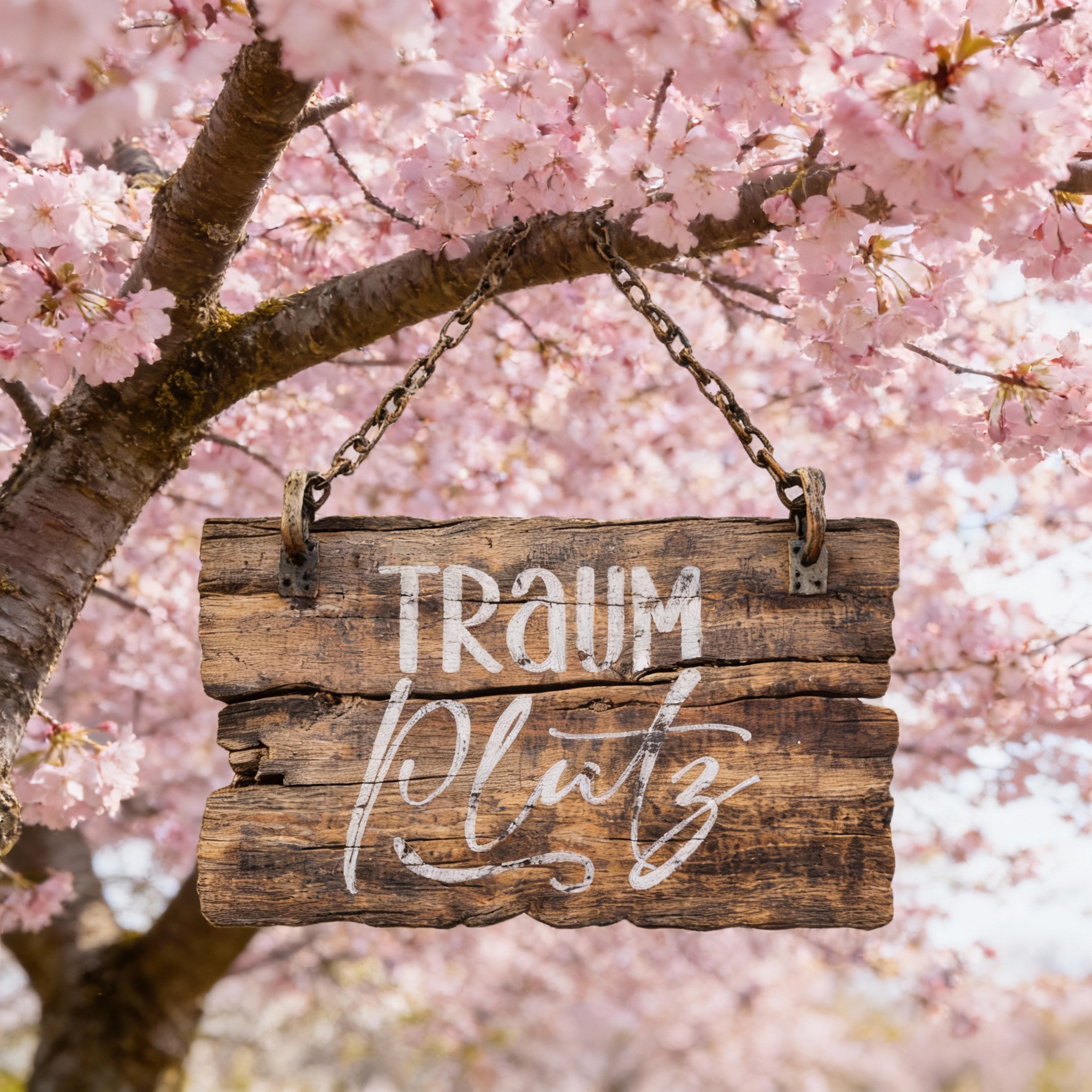 „Modernes Happy-Home Motiv – Rundes Design“ - Selbstklebende Siebdruck-Schablone – Bild 3