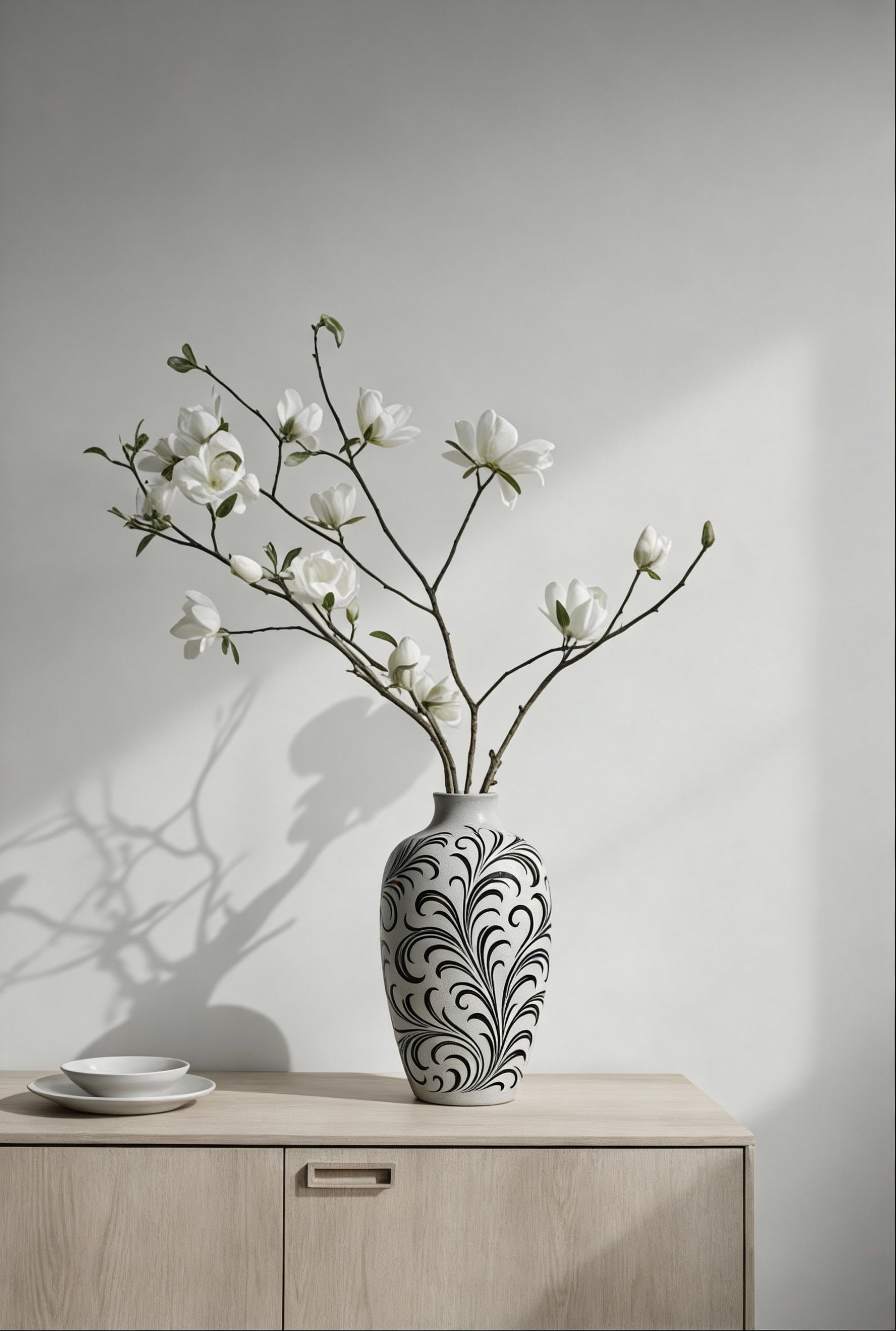 Selbstklebende Siebdruck-Schablone - „Elegance Mix – Florale & Ornamente für kreative Drucke“ – Bild 4